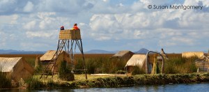 Lake Titicaca watch tower watchers