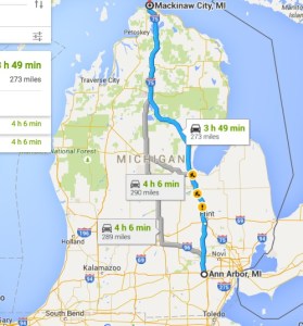 to Mackinaw