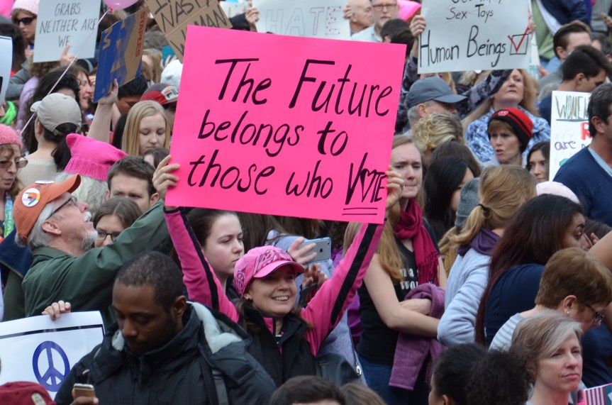 Shooting stock photos – Woman’s March in January&nbsp;2017